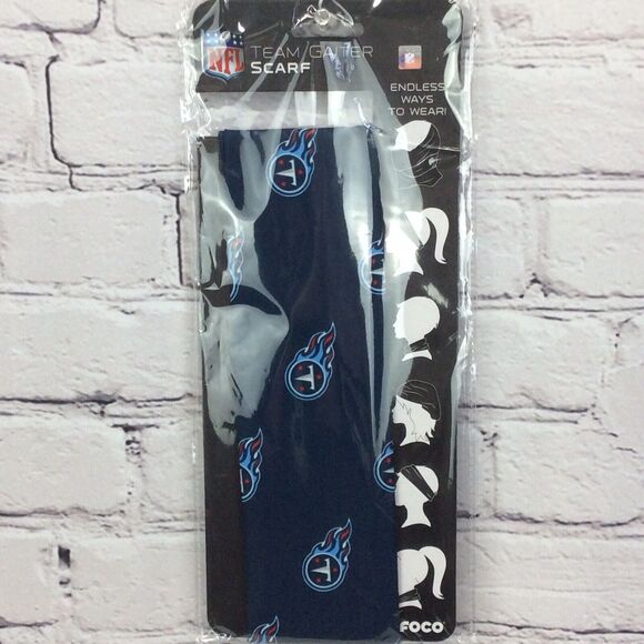 NFL Team Tennessee Titans Gaiter Unisex Multi Use Scarf Mini Print Logo Gameday - Picture 4 of 10